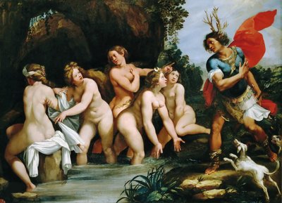 Diana a Actaeon, asi 1600-1603. od Giuseppe Cesari