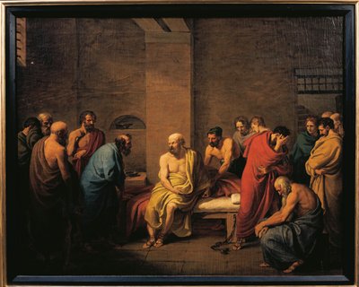 Itálie, Cremona, Smrt Sokrata od Giuseppe Diotti