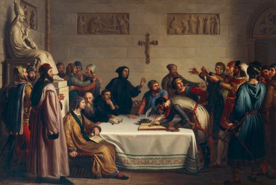 Přísaha Pontida, 7. dubna od Giuseppe Diotti