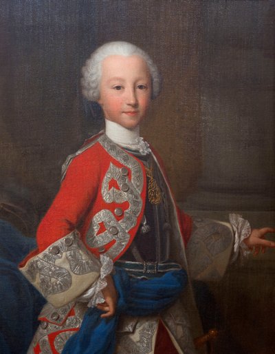 Portrét Karla Emanuela IV. ze Sardinie, Giuseppe Dupra (1703-1784), olej na plátně, 97, 8x79, 5 cm od Giuseppe Duprà