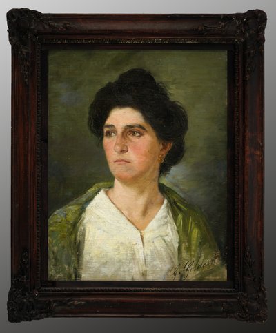 Portrét mladé urozené ženy (olejomalba na plátně) od Giuseppe Goldoni