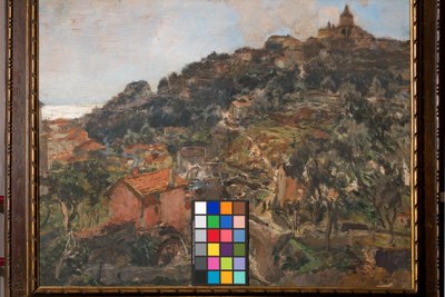 Sanremo (olej na překližce) od Giuseppe Graziosi