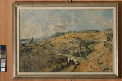 Toskánská krajina - Le Caldire (olej na panelu) od Giuseppe Graziosi