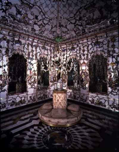 Kout Salonu Chino (čínského pokoje) celý z porcelánu, 1769 (porcelán) (podrobnosti viz 93238-9) od Giuseppe Gricci