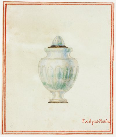 Akvamarínová urna od Giuseppe Grisoni