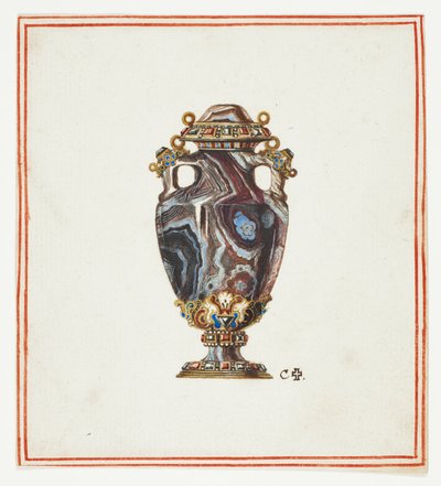 Porfyrová váza od Giuseppe Grisoni