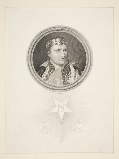 Napoleon jako král Itálie od Giuseppe Longhi
