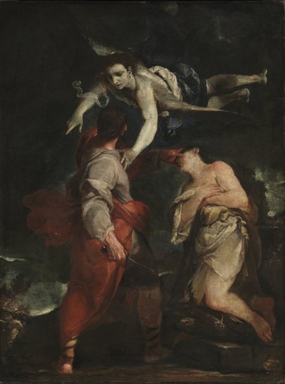 Abrahamova oběť od Giuseppe Maria Crespi