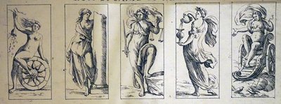 Tarotové karty 17. století od Giuseppe Maria Mitelliho od Giuseppe Maria Mitelli