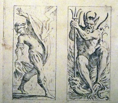 Tarotové karty 17. století od Giuseppe Maria Mitelliho od Giuseppe Maria Mitelli