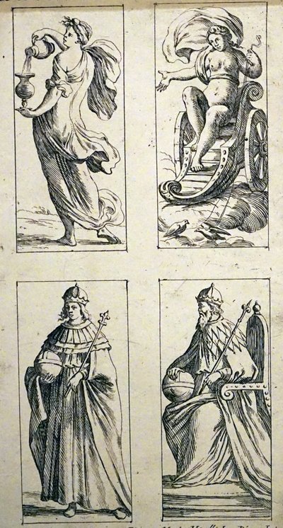 Tarotové karty ze 17. století od Giuseppe Maria Mitelliho od Giuseppe Maria Mitelli