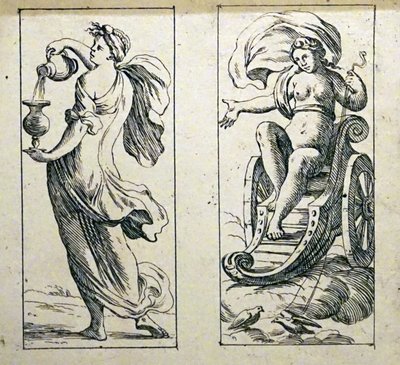 Tarotové karty ze 17. století od Giuseppe Maria Mitelliho od Giuseppe Maria Mitelli