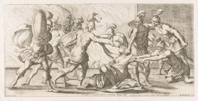 Řecká sleuren Cassandra uit de tempel Vlasy: Priamea Virgo je přitahována ke chrámu (titul na předmětu) Omzwervingen van Aeneas (název série) L