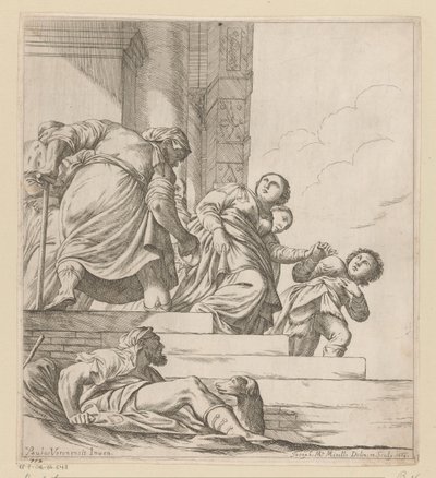 Královna Vashti je vyhoštěna od Giuseppe Maria Mitelli
