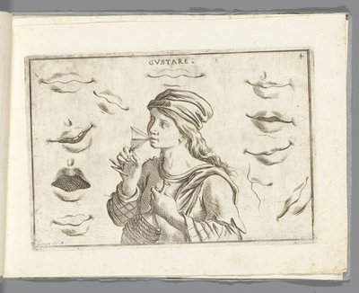 Chuť Gustare (titul na objektu) od Giuseppe Maria Mitelli