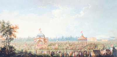 Závod v Cascine, Giuseppe Maria Terreni (1739-1811), Itálie od Giuseppe Maria Terreni