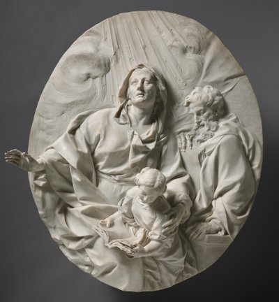 Vzdělání Panny, kolem roku 1700 od Giuseppe Mazzuoli
