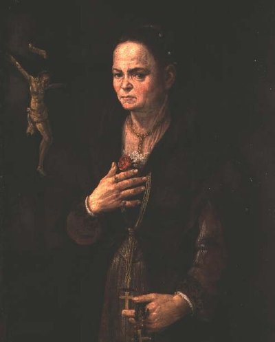 Portrét dámy od Giuseppe Mazzuoli