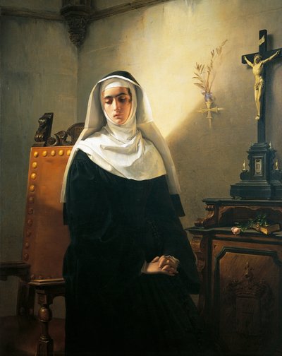 Jeptiška z Monzy od Giuseppe Molteni