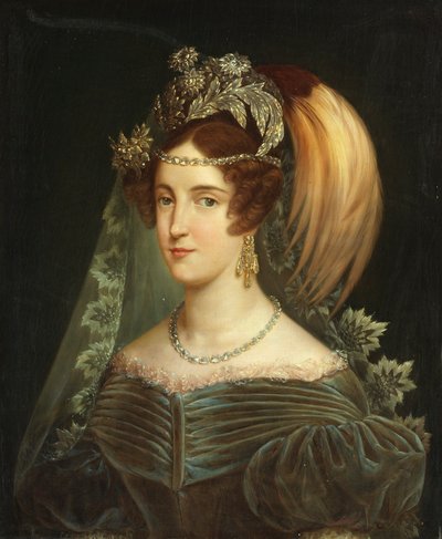 Portrét Marie Cristiny Savojské 1812-1836, královny dvou Sicílie, 1830. od Giuseppe Navarra