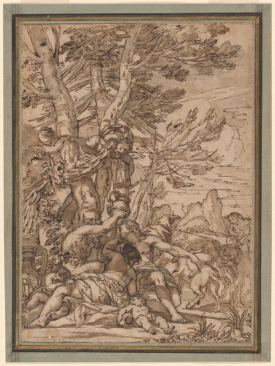 bachchanal od Giuseppe Nicola Nasini