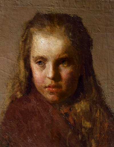 Hlava malé holčičky od Giuseppe Pellizza da Volpedo