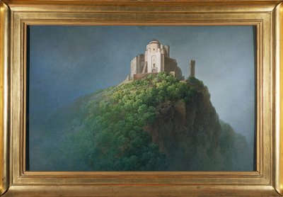 Opatství svatého Michaela u vchodu do Val di Susa, Giuseppe Pietro Bagetti, obraz od Giuseppe Pietro Bagetti