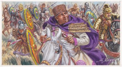 Bitva u Adrianopole (Gold Hadrianopolis) od Giuseppe Rava