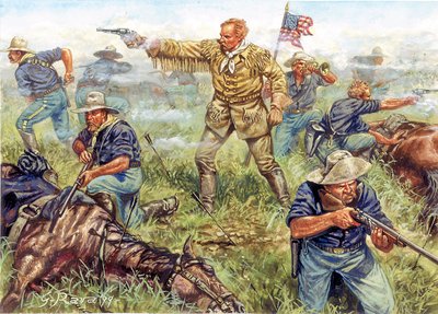 Indiánské války mezi indiány kmene Siouxů a Šajenů a Spojenými státy: Poslední bitva George Armstronga Custera (1839-1876), amerického generála kavalerie, 25. června v bitvě u Little Big Hornu (Bighornu) v Montaně. od Giuseppe Rava
