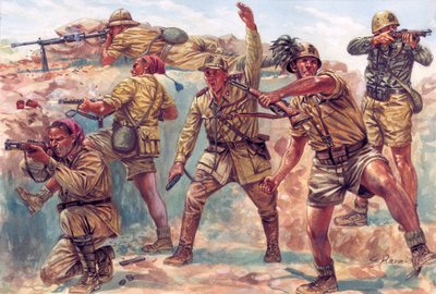 Druhá světová válka: italští bersaglieri v Libyi během italské okupace v letech 1934-1943 - WWII: the italian Bersaglieri during italian occupation of Libya od Giuseppe Rava