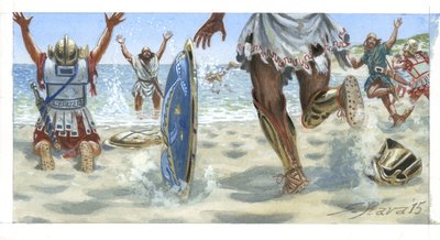 Xenofónova výprava 10 000 Řeků k Černému moři od Giuseppe Rava