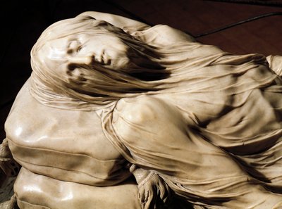 Zahalený Kristus od Giuseppe Sanmartino