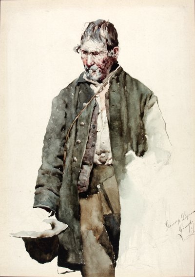 Studie starého muže od Giuseppe Signorini