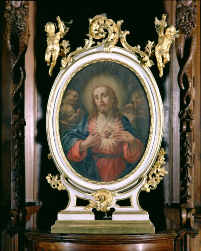 Nejsvětější Srdce Kristovo, z kaple internátní školy, 1766 od Giuseppe Varotti