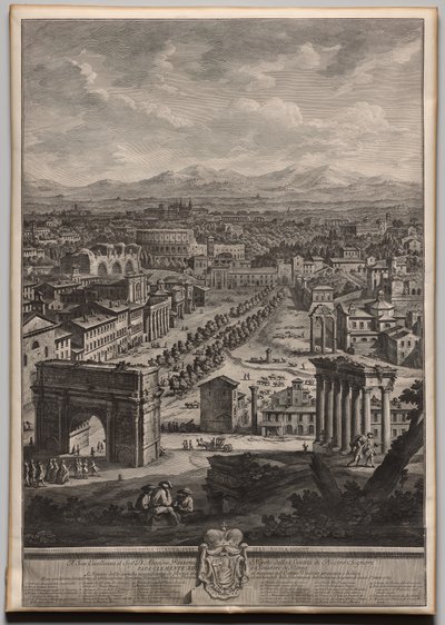 Campo Vaccino od Giuseppe Vasi