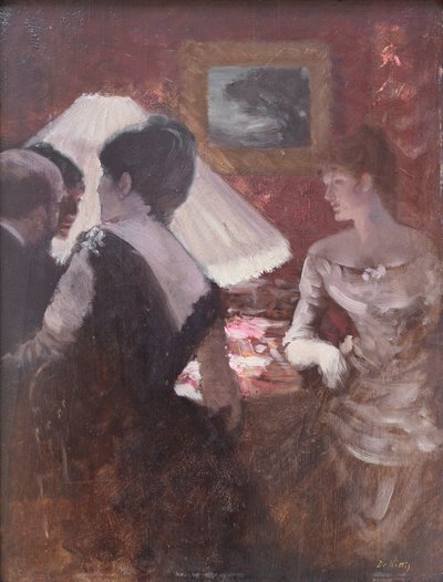Kolem stínidla od Giuseppe or Joseph de Nittis