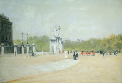Buckinghamský palác od Giuseppe or Joseph de Nittis