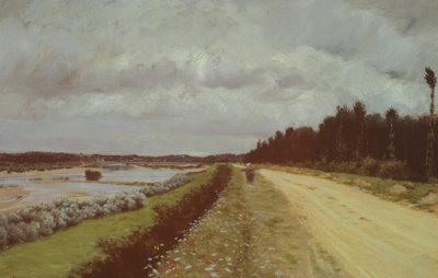 Venkovská cesta podél Ofanta od Giuseppe de Nittis od Giuseppe or Joseph de Nittis