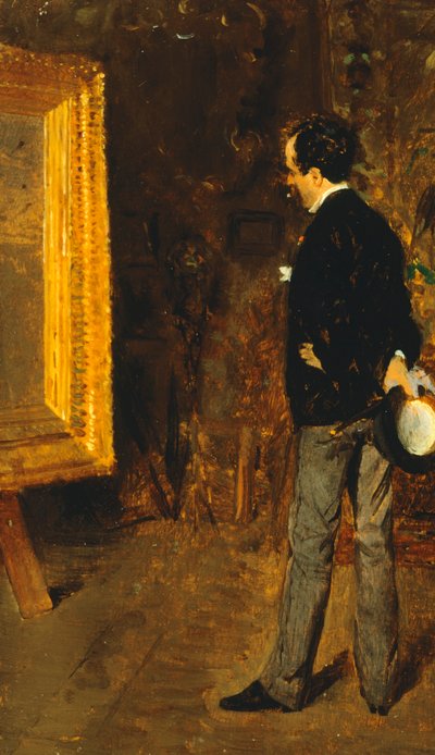 Portrét novináře Martina Cafiera, Giuseppe de Nittis od Giuseppe or Joseph de Nittis