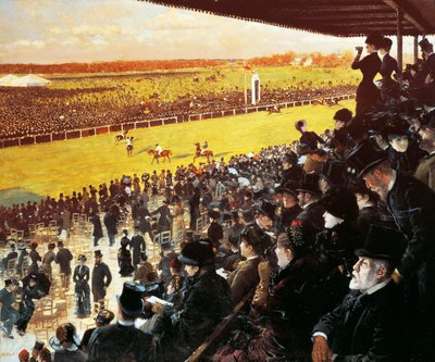Závody v Longchamps od Giuseppe or Joseph de Nittis
