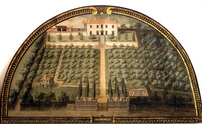 Villa di Marignolle od Giusto Utense (16. století). od Giusto Utens