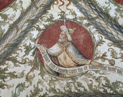 Prorok Baruch, z Loggia d "Zvěstování, 1451 od Giusto dAllamagna