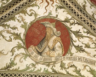 Prorok Micheáš, z Loggia d "Zvěstování, 1451 od Giusto dAllamagna