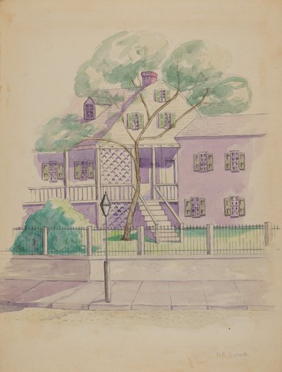 Old Dutch Farmhouse, c. 1936. od Gladys Cook