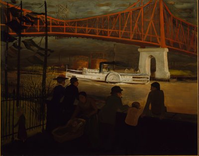 Queensboro Bridge, East River, c. 1910. od Glenn O Coleman