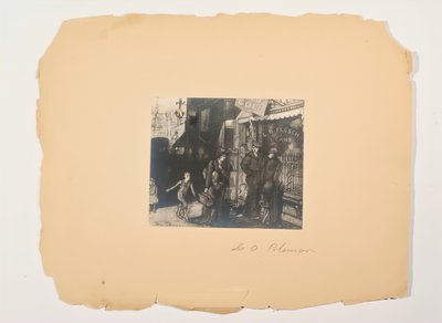 Scény ze života lidí, Portfolio Untitled, c. 1905-1906. od Glenn O Coleman