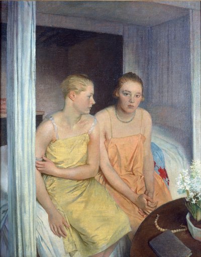 Gabrielle a Rosemary, 1828 od Glyn Warren Philpot