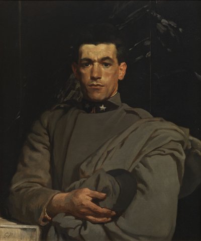 Italský voják č. 2, kolem roku 1918 (olej na plátně) od Glyn Warren Philpot