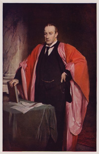Stanley Baldwin, britský politik a premiér (barevná litografie) od Glyn Warren Philpot