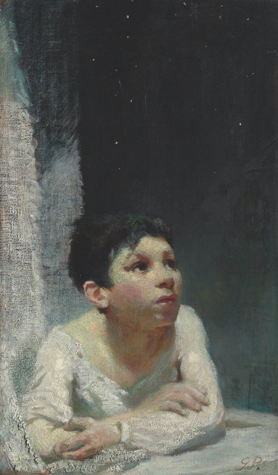 Malý Španěl, c. 1909 (olej na plátně) od Glyn Warren Philpot